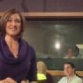 Brenda Strong on Set
